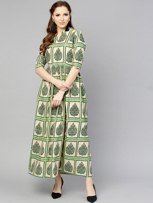 flared printed kurta - 15857182 - Very Small Image - 1