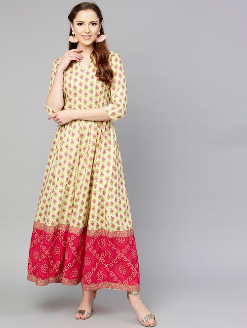 flared printed dress - 15857185 - Very Small Image - 1