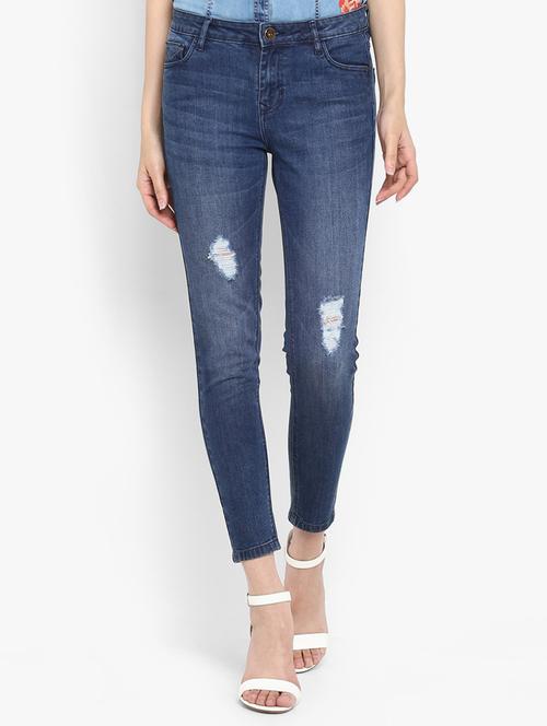 distressed slim fit jeans - 15858318 - Very Small Image - 1