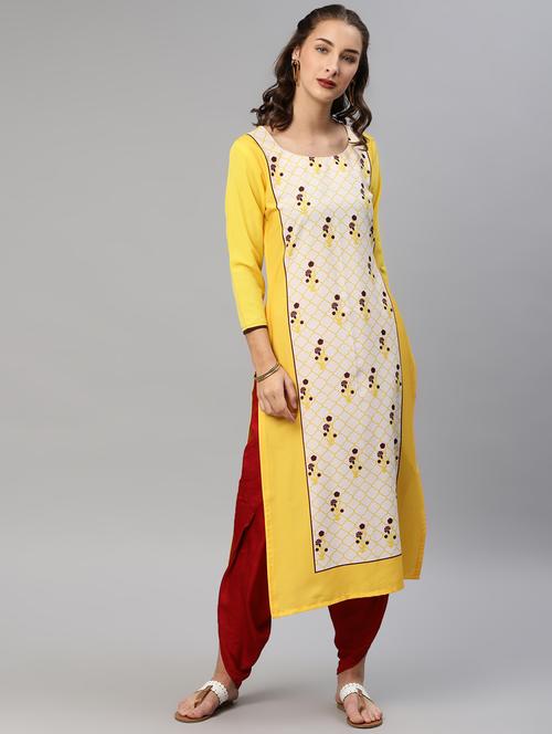straight printed kurta - 15858898 - Very Small Image - 1
