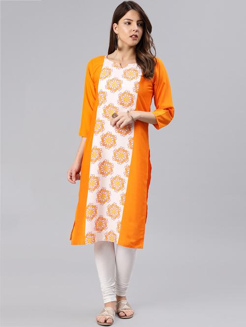straight printed kurta - 15858937 - Very Small Image - 1