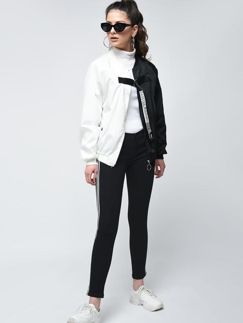 side striped skinny jeans - 15859342 - Very Small Image - 1