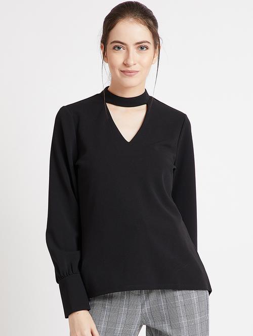 choker neck key hole back top - 15859608 - Very Small Image - 1