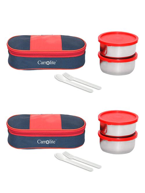 combo summer cool royale red + blue lunchbox new - 15861951 - Very Small Image - 1