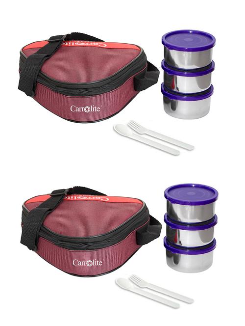 combo summer cool triangle maroon lunchbox new2 - 15861958 - Very Small Image - 1