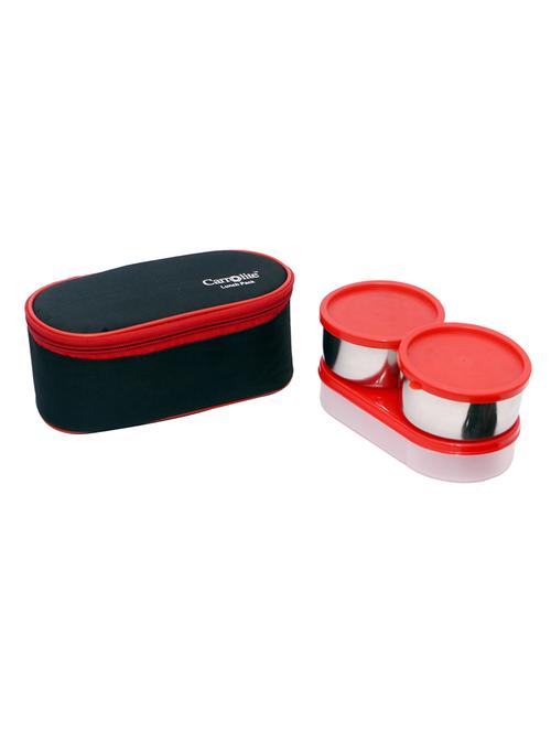 carrolite black rose 3 in 1 black-red lunchbox - 15861959 - Very Small Image - 1