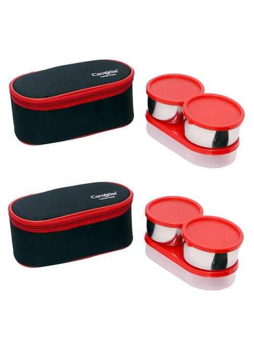combo black rose 3 in 1 black-red lunchbox - 15861962 - Very Small Image - 1
