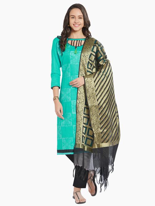 embroidered unstitched pant suit - 15862033 - Very Small Image - 1