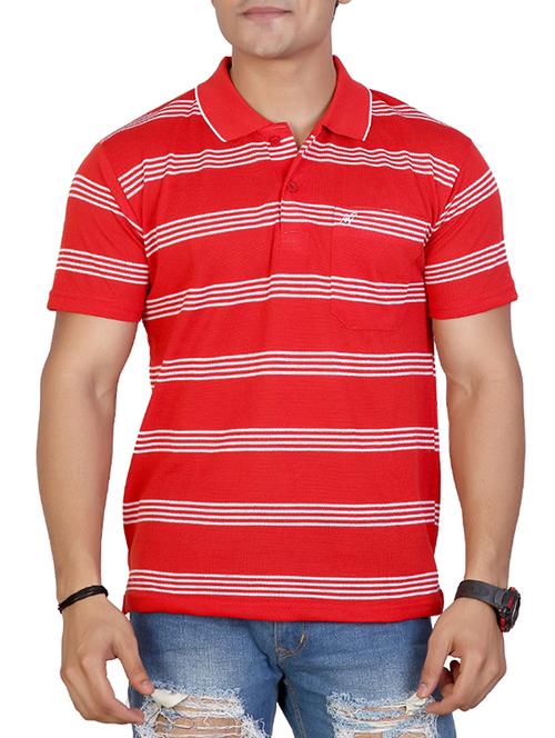 red striped pocket t-shirt - 15862421 - Very Small Image - 1