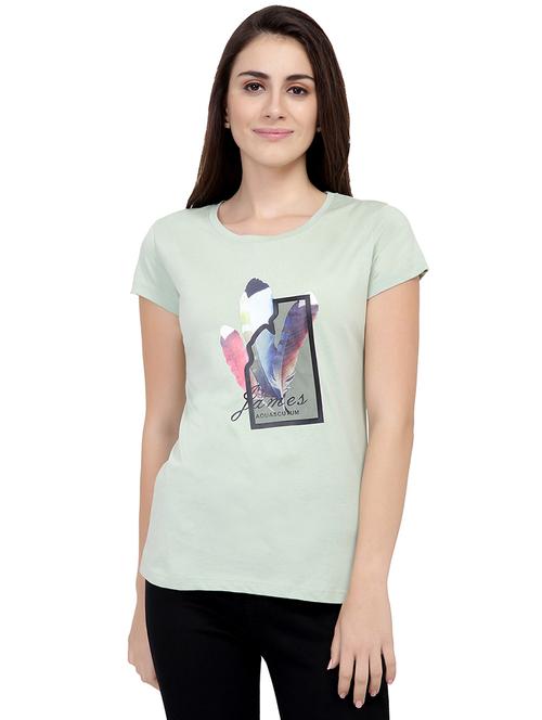 graphic print short sleeved tee - 15862979 - Very Small Image - 1