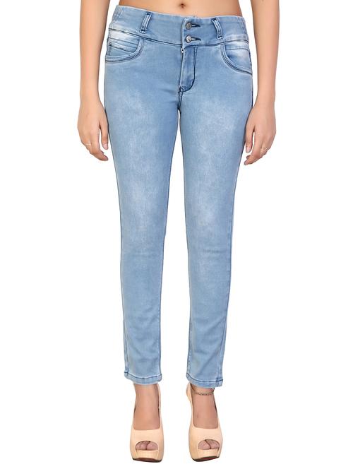button-up stone washed jeans - 15863670 - Very Small Image - 1