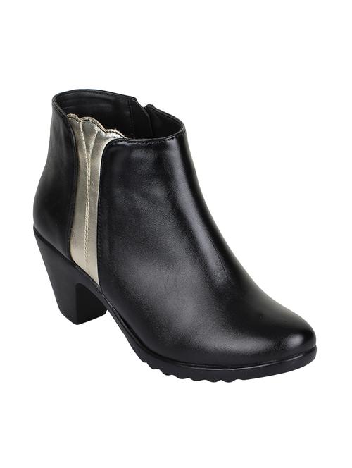 black ankle zipper boots - 15864645 - Very Small Image - 1