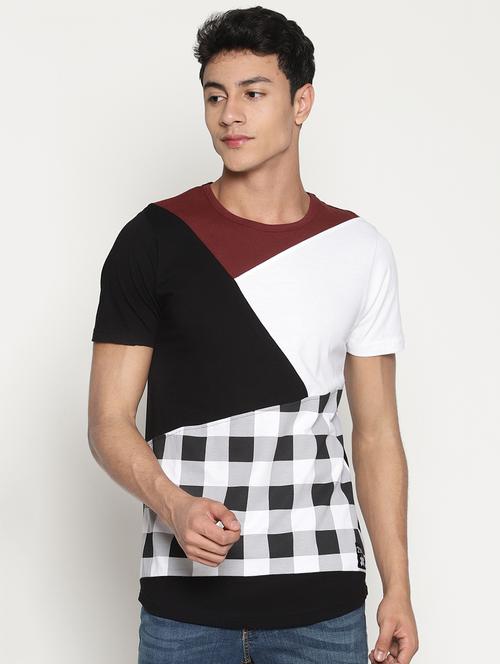 multi colored cut & sew t-shirt - 15865159 - Very Small Image - 1