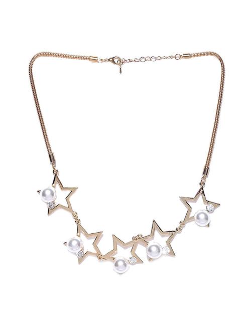 gold metal necklace - 15865975 - Very Small Image - 1