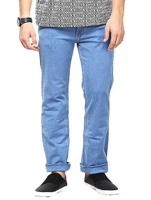 mens straight fit plain jeans - 15867286 - Very Small Image - 1