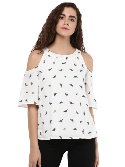 cold shoulder quirky top - 15868000 - Very Small Image - 1