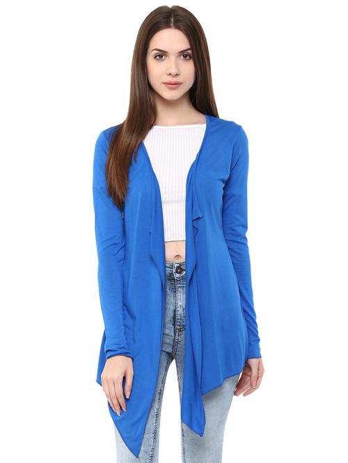 long sleeved asymmetric shrug - 15868019 - Very Small Image - 1