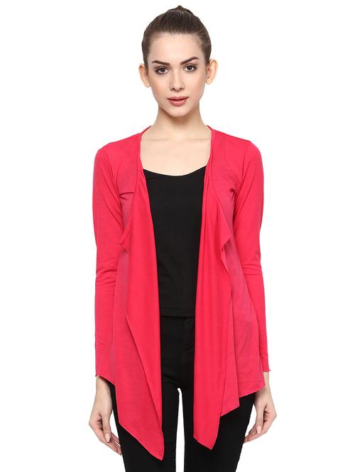 long sleeved asymmetric shrug - 15868024 - Very Small Image - 1