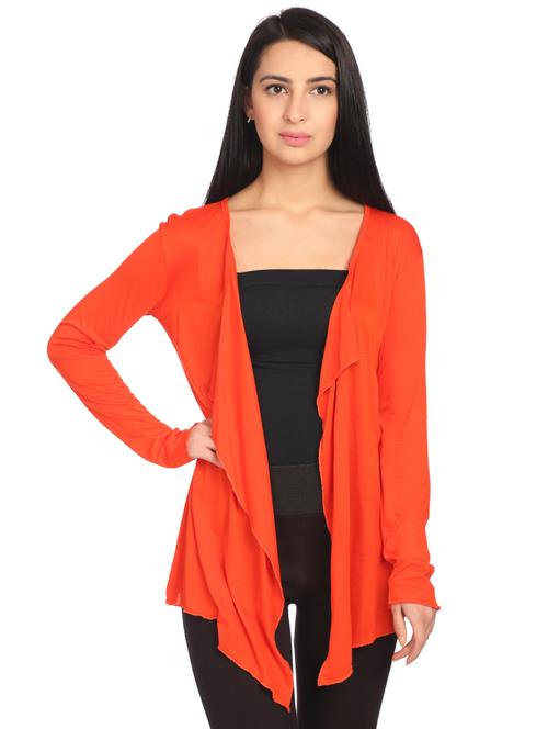 long sleeved asymmetric shrug - 15868032 - Very Small Image - 1