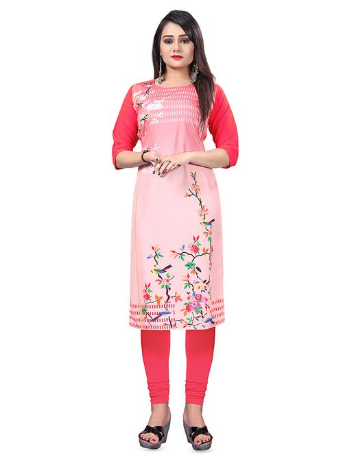 digital print straight kurta - 15868074 - Very Small Image - 1
