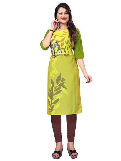 digital print straight kurta - 15868095 - Very Small Image - 1