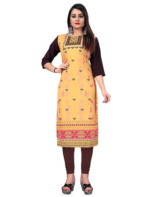 digital print straight kurta - 15868096 - Very Small Image - 1