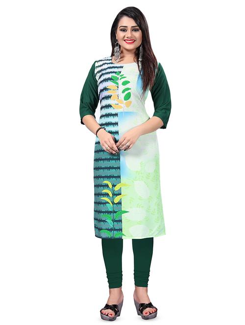 digital print straight kurta - 15868098 - Very Small Image - 1