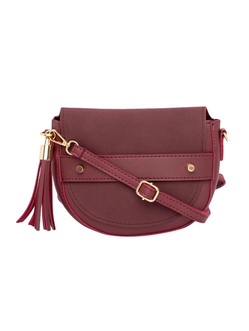 wine leatherette (pu) sling bag - 15869051 - Very Small Image - 1
