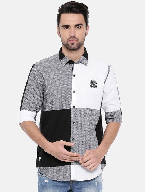 multi colored cotton casual shirt - 15869351 - Very Small Image - 1
