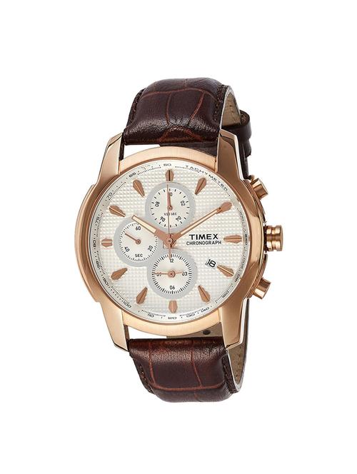 leather strap analog watch (tw000y505) - 15869673 - Very Small Image - 1