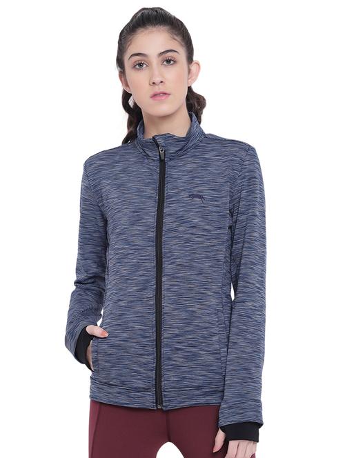 thumbhole sleeved zip up jacket - 15871240 - Very Small Image - 1