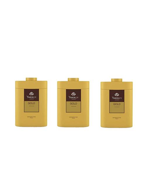 yardley london gold talc (pack of 3) - 15871460 - Very Small Image - 1