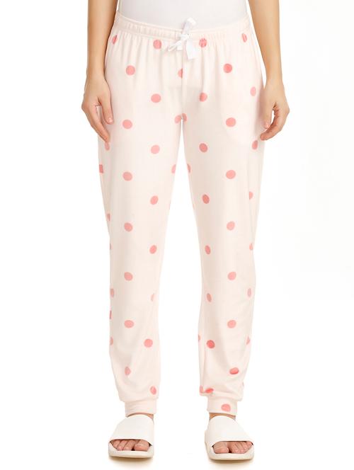 drawstring waist polka dots pajama - 15872884 - Very Small Image - 1