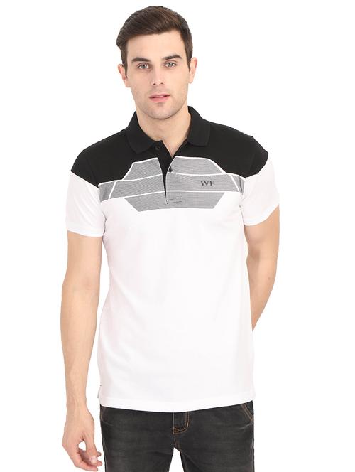 white striped polo t-shirt - 15873236 - Very Small Image - 1