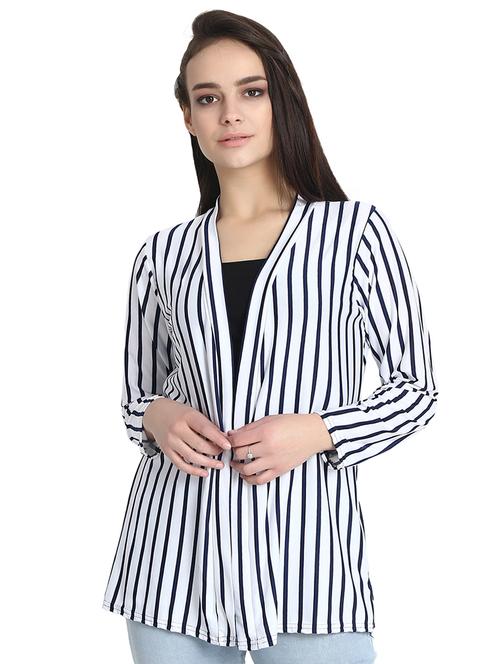 monochrome striped shrug - 15873494 - Very Small Image - 1