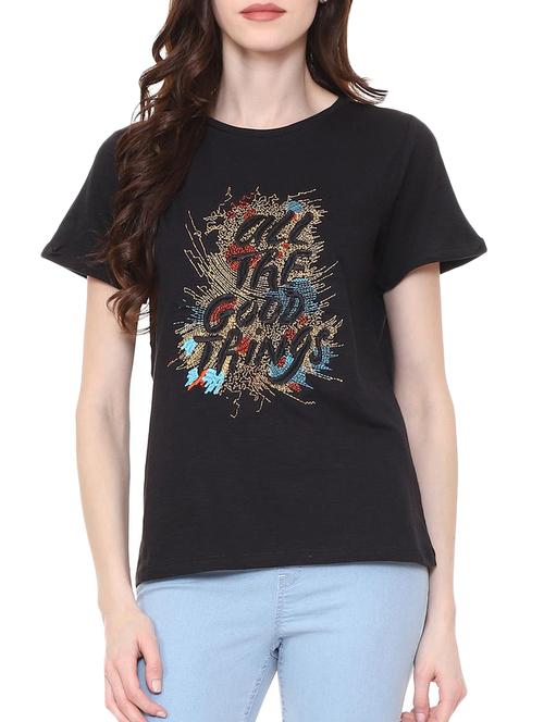 embroidered short sleeved tee - 15873922 - Very Small Image - 1