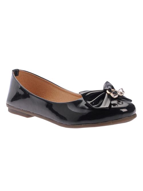 black bow slip on ballerinas - 15875175 - Very Small Image - 1