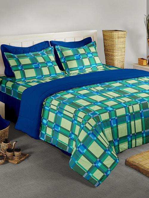 cotton single comforter (super silken filling - 100% cotton fabric) - 15875897 - Very Small Image - 1