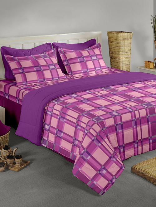 cotton double comforter (super silken filling - 100% cotton fabric) - 15875904 - Very Small Image - 1