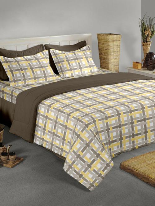 cotton double comforter (super silken filling - 100% cotton fabric) - 15875908 - Very Small Image - 1