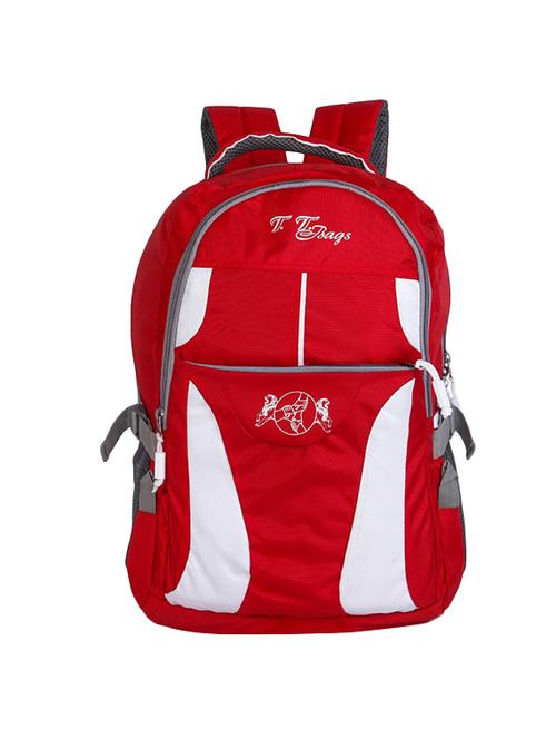red polyester backpack - 15877121 - Very Small Image - 1