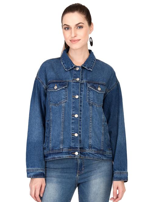 full sleeved denim jacket - 15878610 - Very Small Image - 1