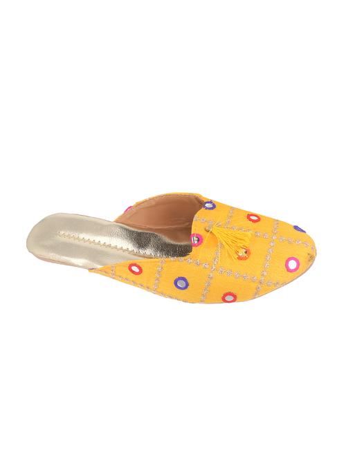 yellow slip on mules - 15879321 - Very Small Image - 1