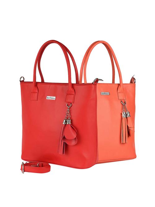 combo of 2 leatherette (pu) regular tote bags - 15880279 - Very Small Image - 1