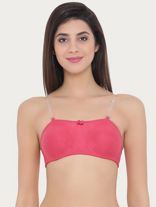 detachable strap bow patch bra - 15883368 - Very Small Image - 1
