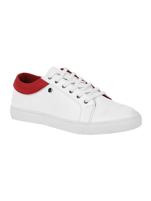white leather lace up sneakers - 15883873 - Very Small Image - 1
