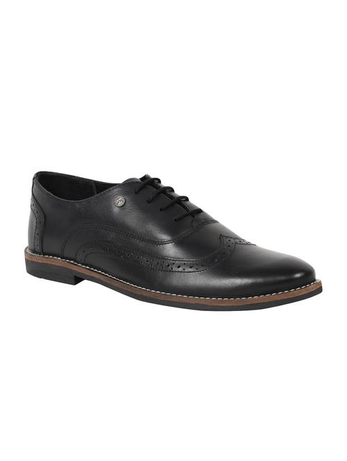 black leather lace-up brouges - 15883889 - Very Small Image - 1