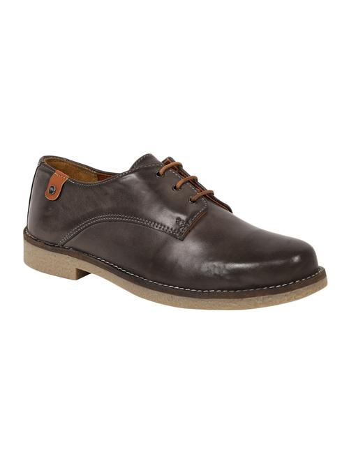 brown leather lace-up derbys - 15883890 - Very Small Image - 1