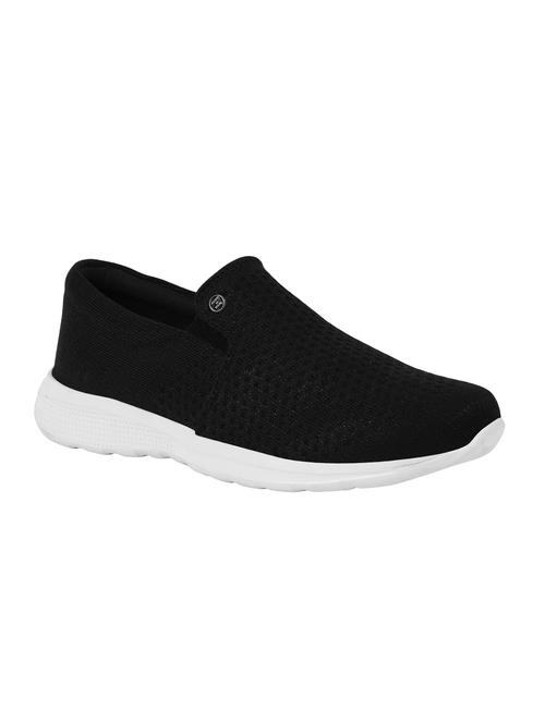 black fabric slip on sport shoes - 15883895 - Very Small Image - 1