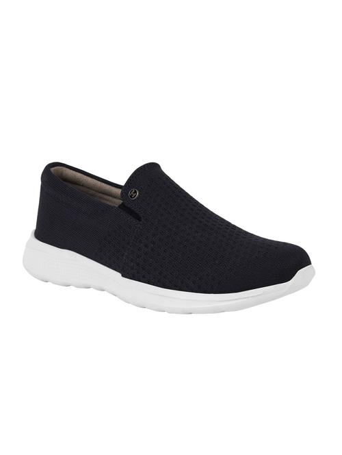 navy fabric slip on sport shoes - 15883896 - Very Small Image - 1
